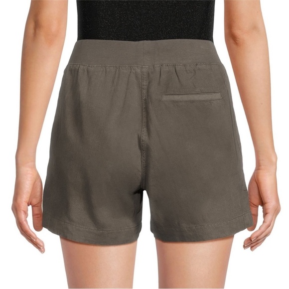 Faherty Arlie Day linen blend Short In Olive Green S L NWT - Picture 3 of 11